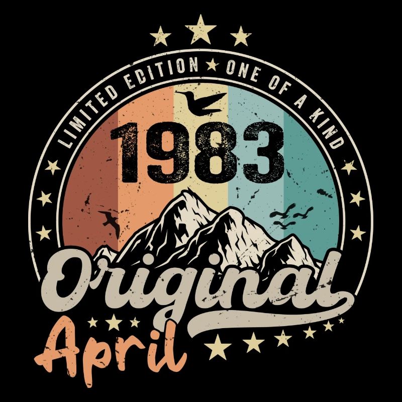 1983 April 1983 Birthday April 1983 April