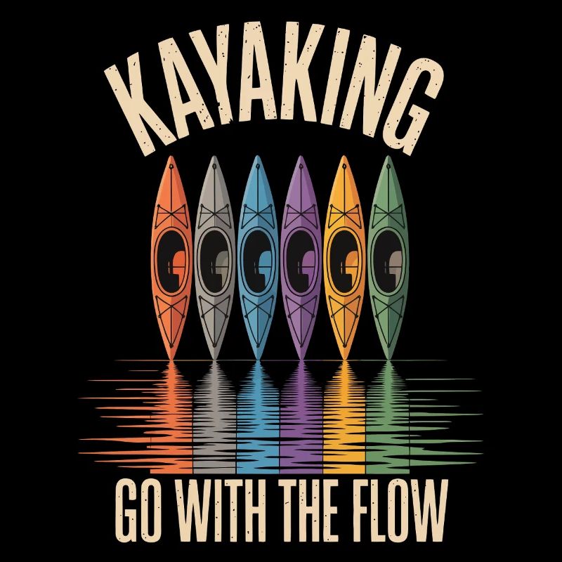 Kayaking Go With The Flow