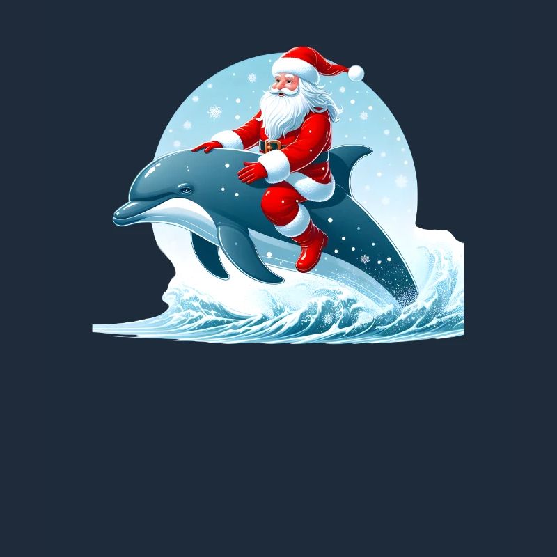 Delfin Weihnachtsmann
