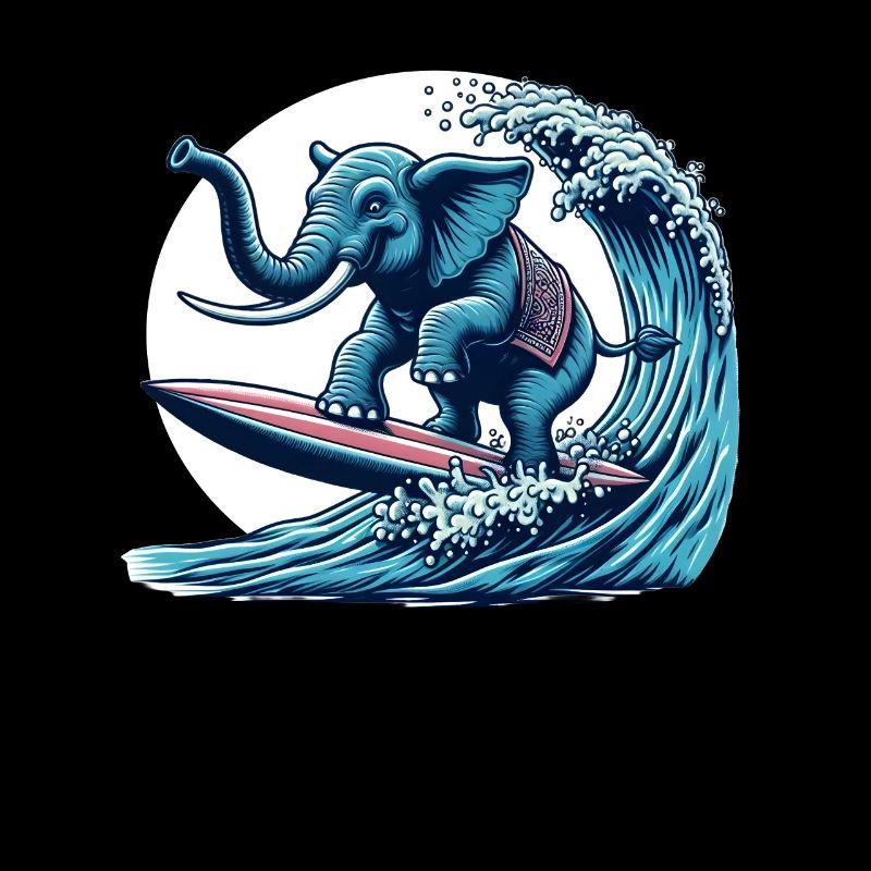 Surfender Elefant