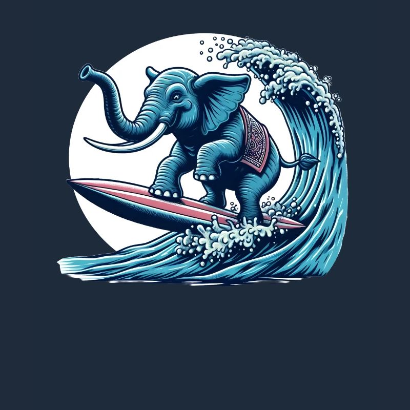 Surfender Elefant