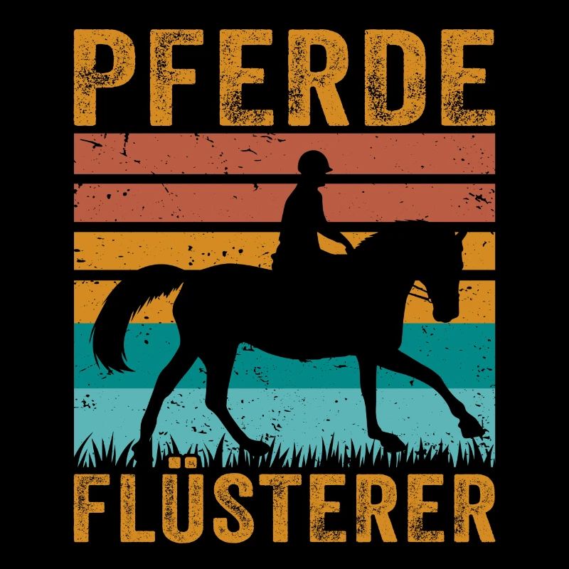 Retro Pferde Flüsterer Pferd
