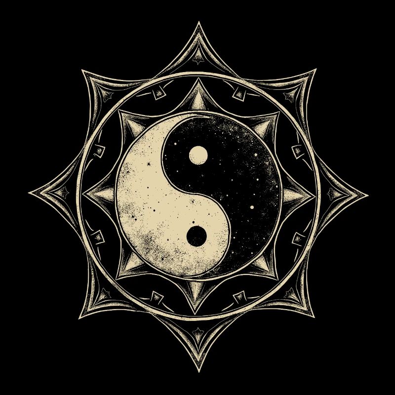 Heilige Geometrie Ying und Yang