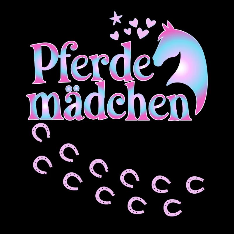 Pferdemädchen - Mädchen liebt Pferde