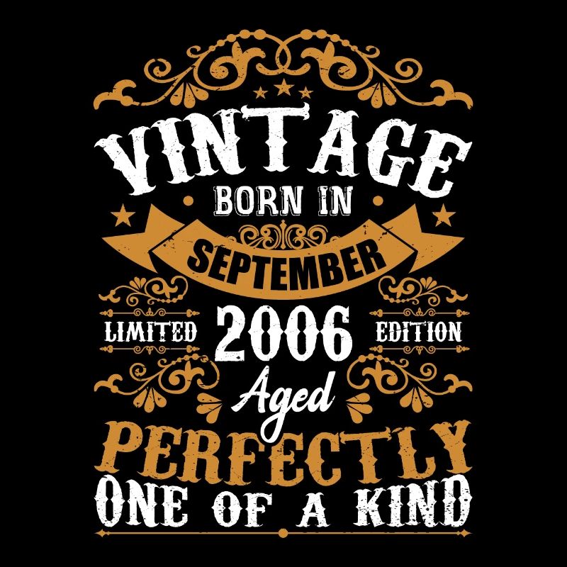 2006 Septembre 2006 Cadeau 18e Anniversaire 2006