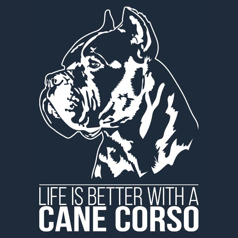 Cane Corso life is better Hunde Spruch Wilsigns