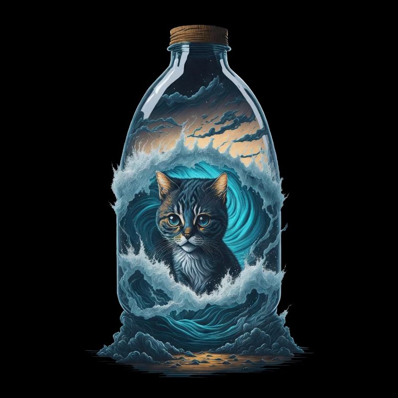 Cat Bottle
