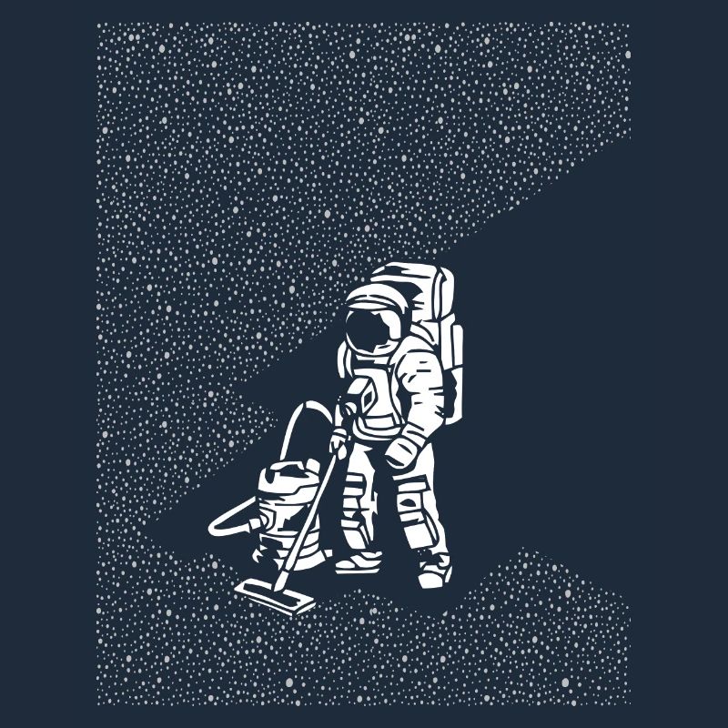 Astronaut Galaxy Graphic