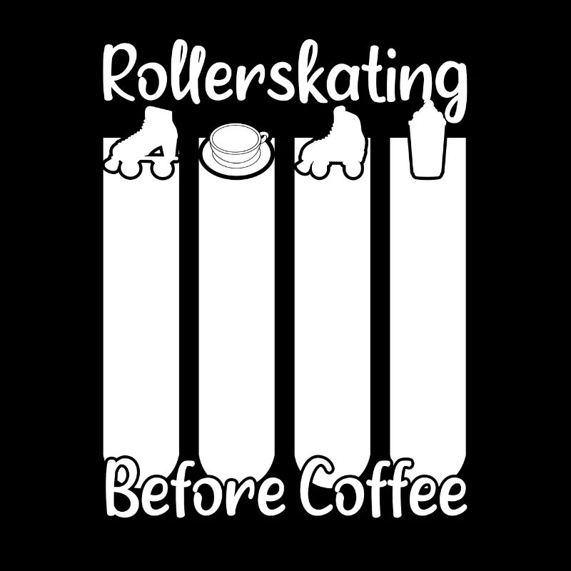 Roller Skating Rollerskating Before Coffee Gift