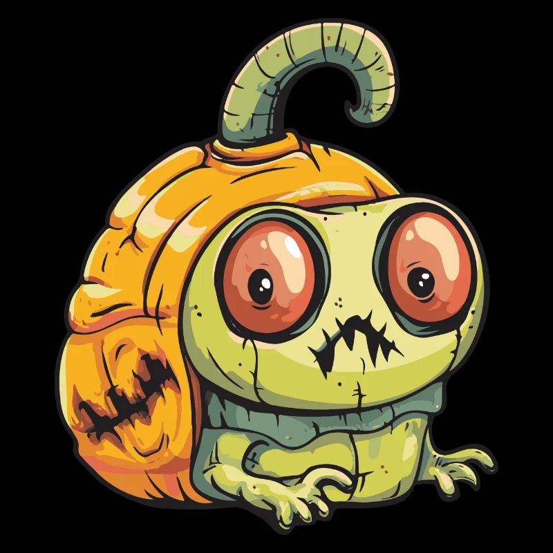Snail Halloween Zombie