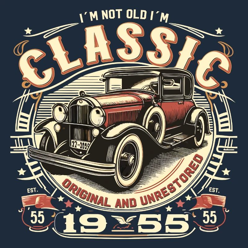 70. Geburtstag Oldtimer 1955 NOT OLD CLASSIC