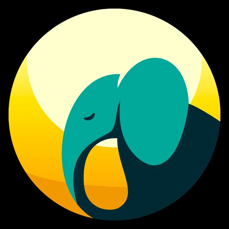 Abstrakter Elefant