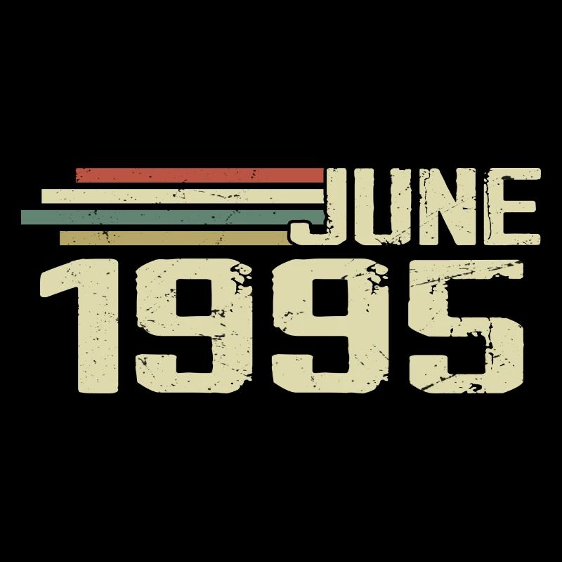 Juni 1995 Jahrestag Juni 1995 Juni 1995 Geburtstag