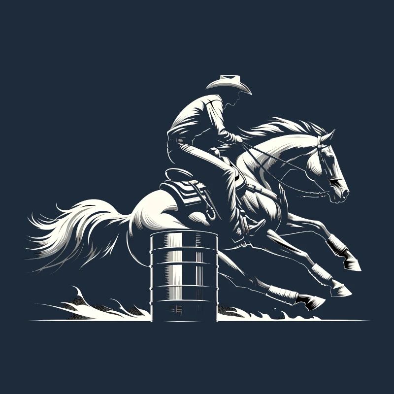 Barrel Racing Dynamism