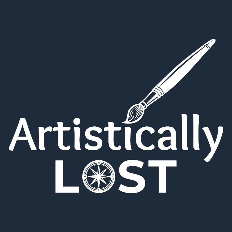Artistically Lost Compass Map Design