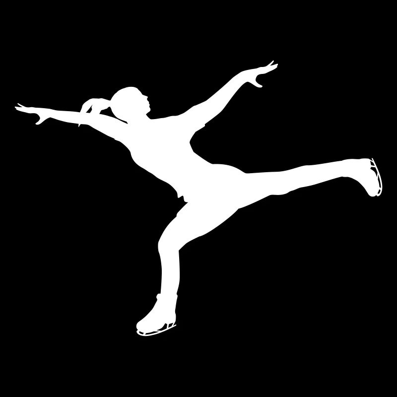 Dynamische Pose auf Kufen