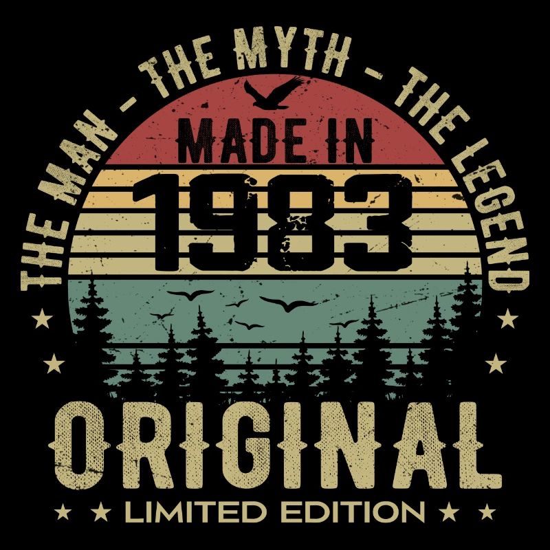 Original 1983 Retro 1983 Geburtstagsgeschenk 1983