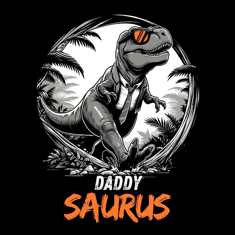 Vater Daddy Saurus Vatertag Geburtstag T-Rex Cool
