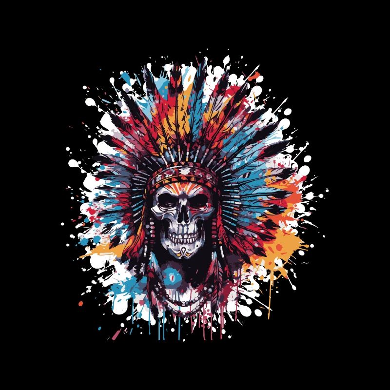 Indian Chief Skull