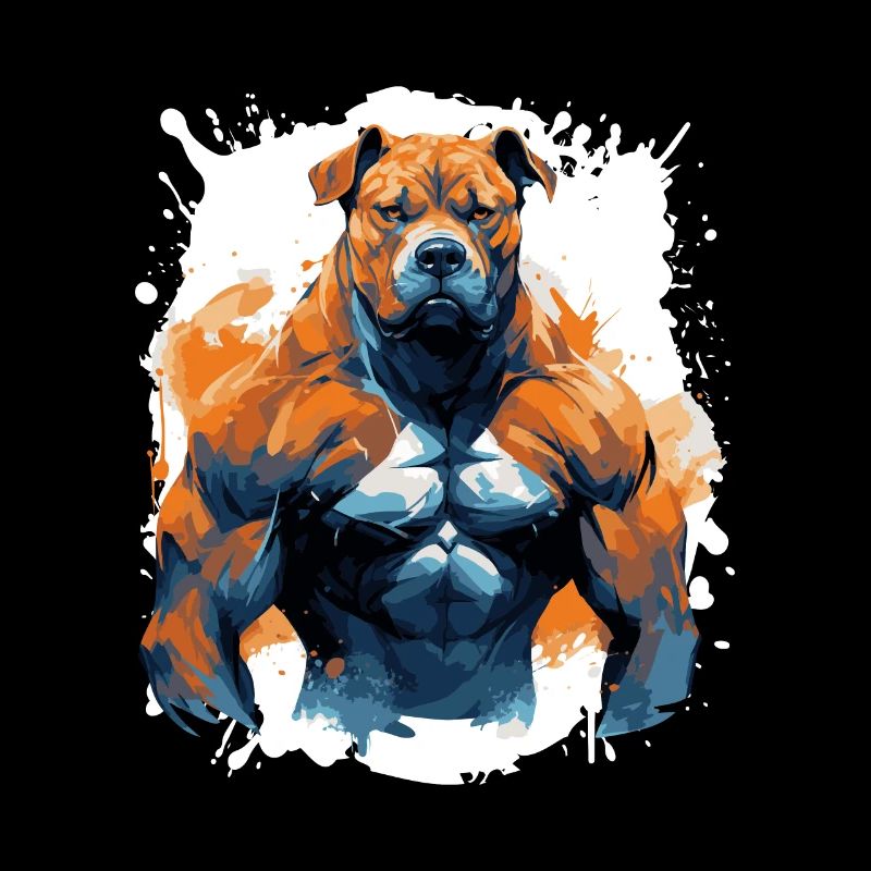 Dog Pit Muscles Bodybuilding Beast