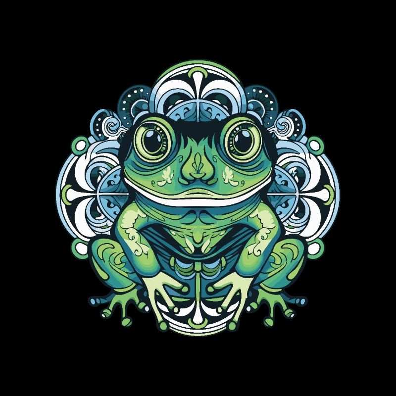 Portrait de grenouille