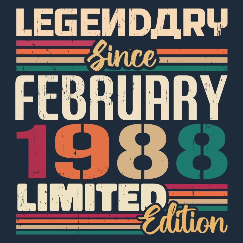 Februar 1988 Geburtstagsgeschenk Februar 1988