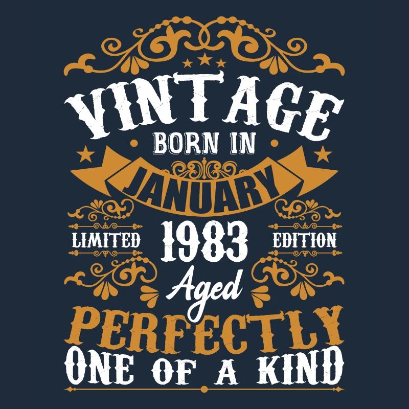 Januar 1983 Vintage Retro Geburtstagsgeschenk