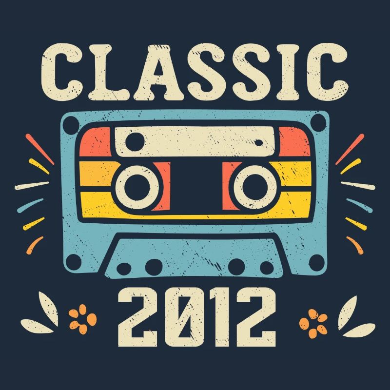Vintage 2012 Retro Geburtstagskassette 2012