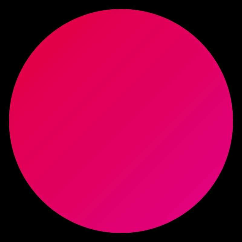 Cercle en rouge chaud