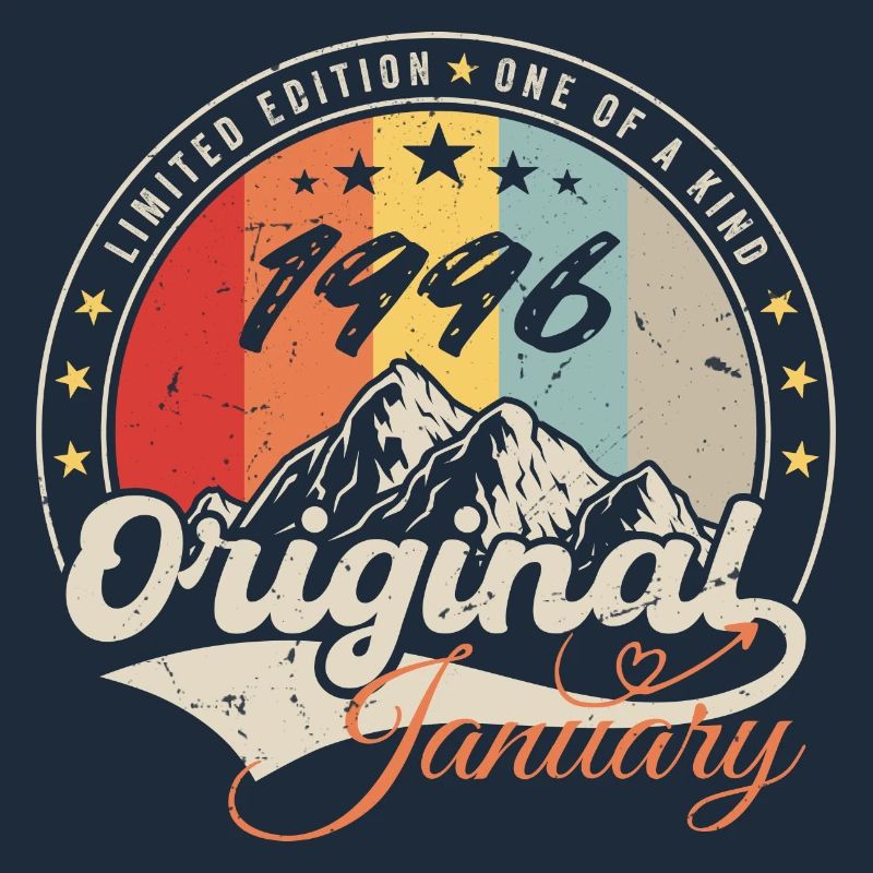 Januar 1996 Vintage Retro Geburtstagsgeschenk