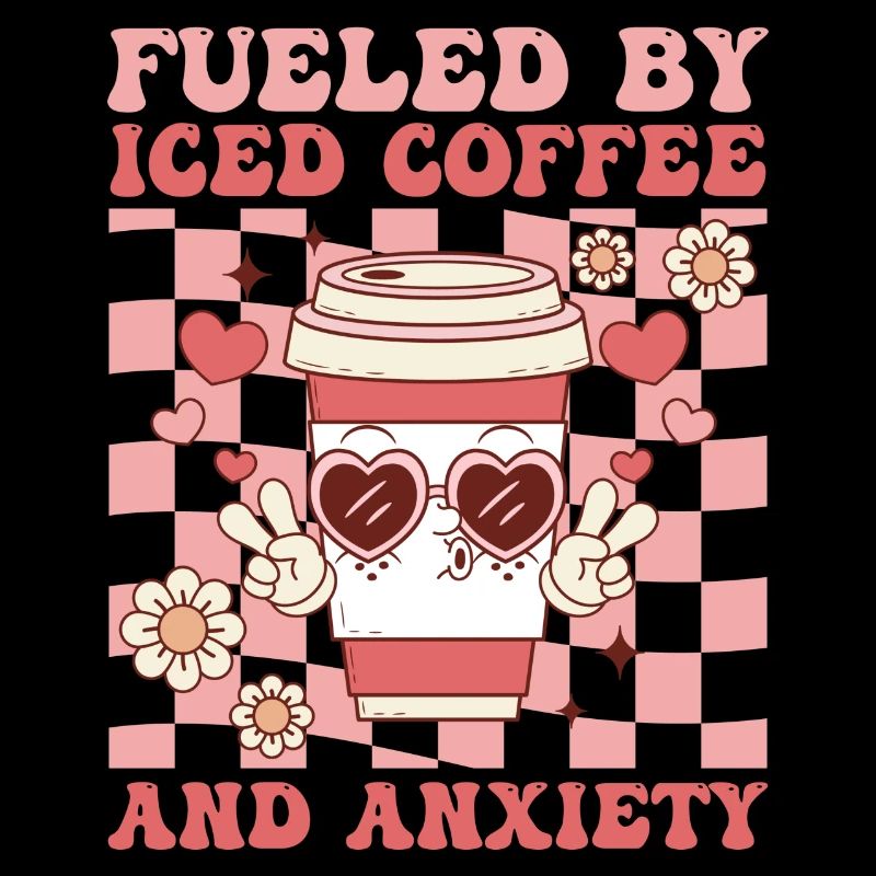 Angetrieben von Eiskaffee und Angst Groovy Coffee