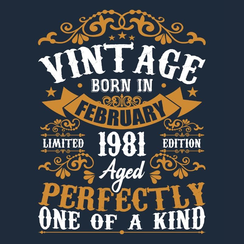 February 1981 Vintage 43rd Birthday Gift