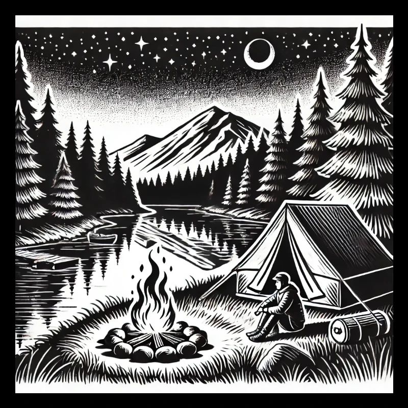 Camping - Campfires, Wilderness & Freedom