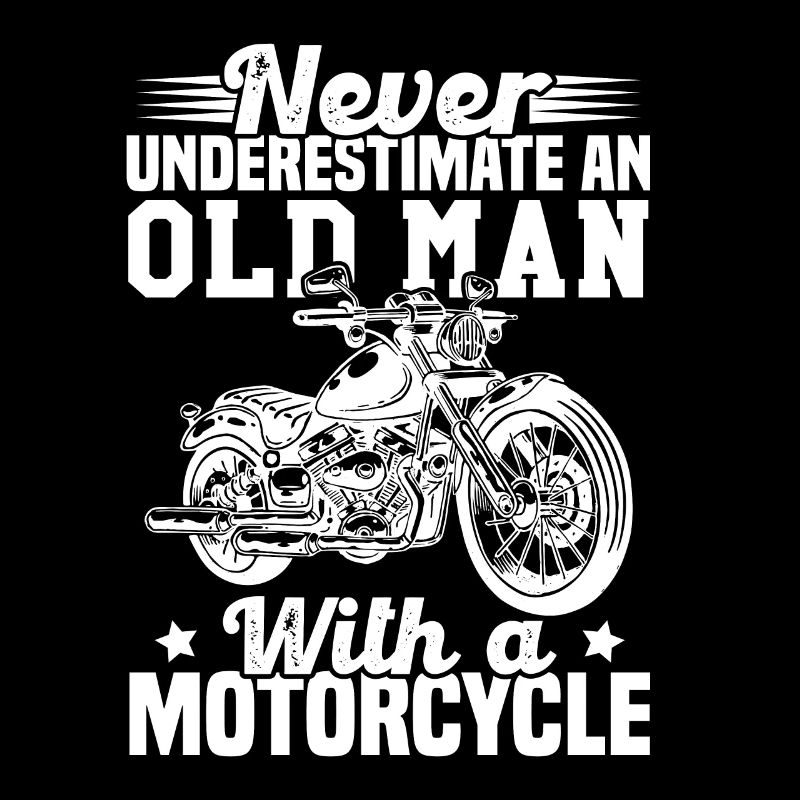 Never underestimate an old man with a motorcycle