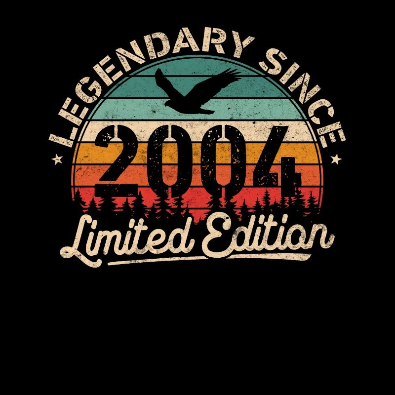Legendary Since 2004 Vintage Anniversary Gift