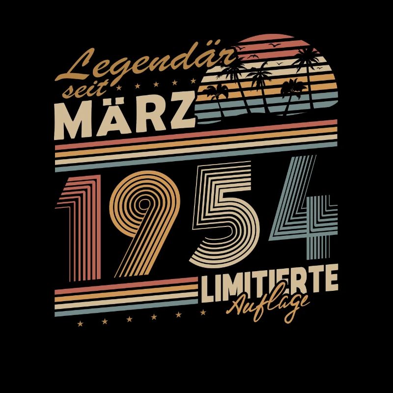 Legendary Since March 1954 Gift Birthday