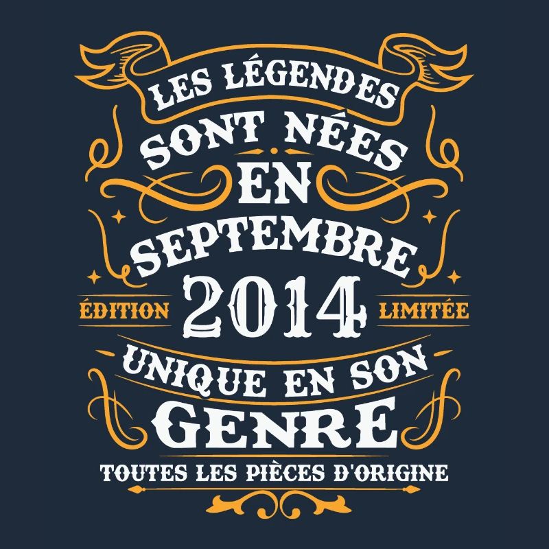 Vintage September 2014 Retro Birthday Gift