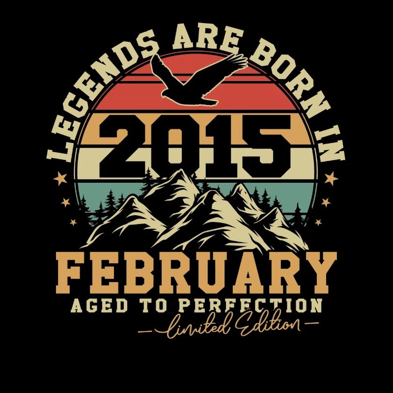February 2015 Vintage Birthday 2015 Gift