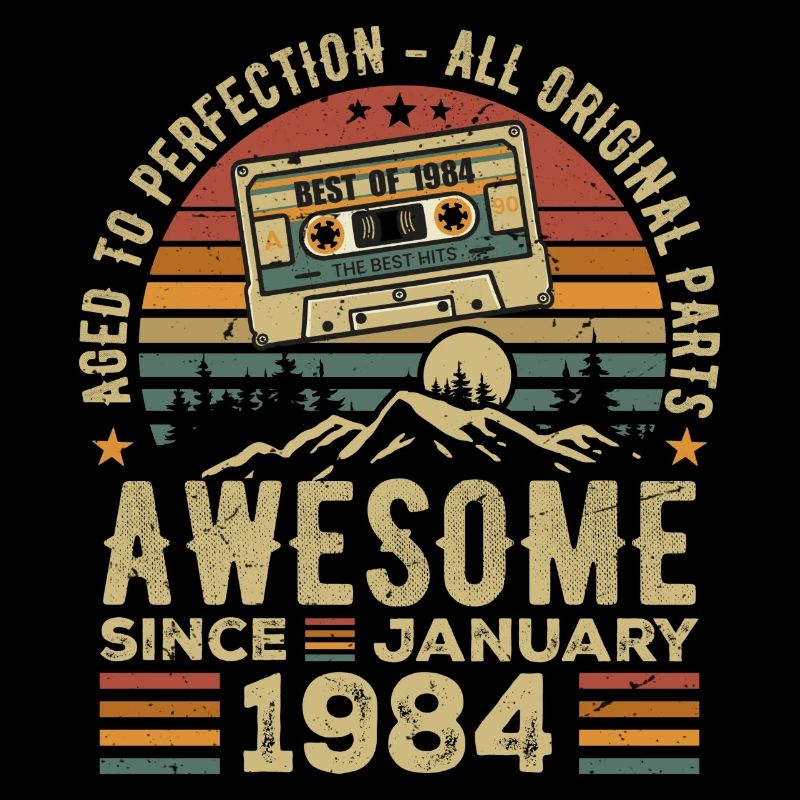Anniversaire Janvier 1984 | Cadeau Janvier 1984