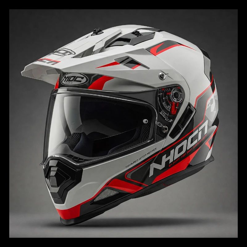 Sporty helmets for motorcycle enthusiasts