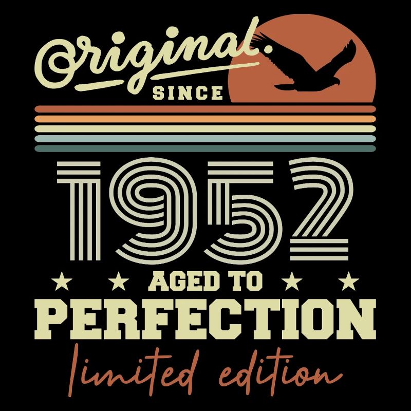 Original 1952 Birthday Gift 1945 Retro 1952