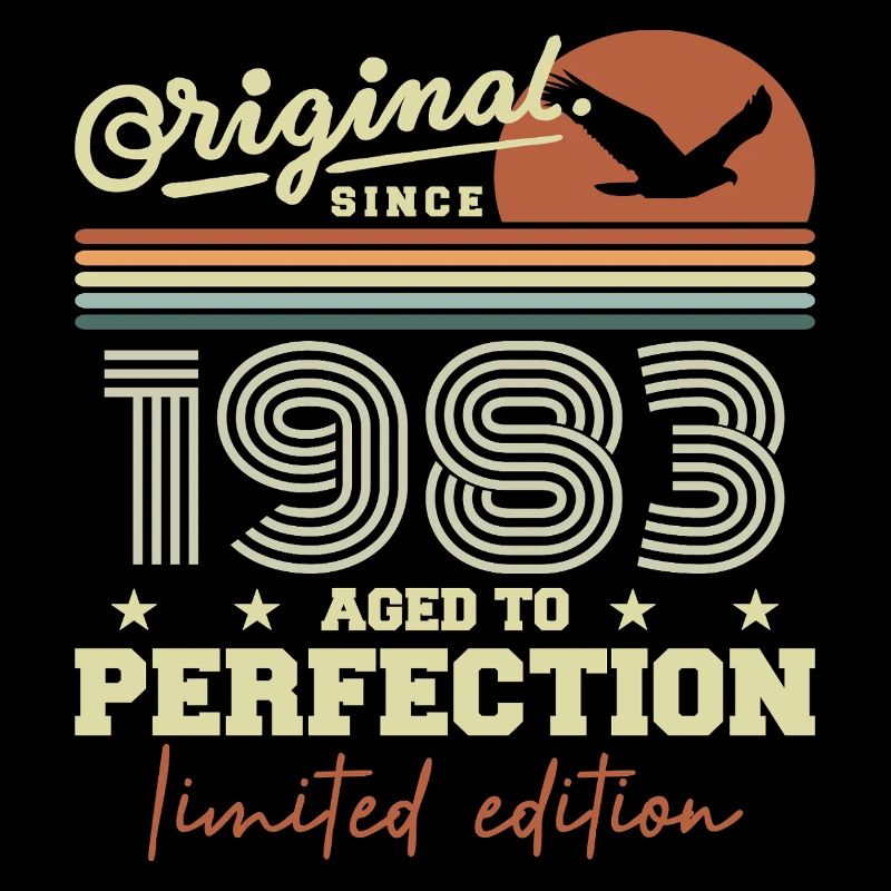Original 1983 Birthday Gift 1945 Retro 1983