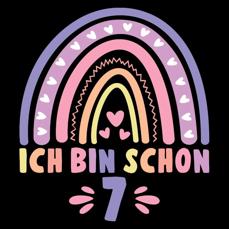 Ich bin schon 7 - 7 Geburtstag Mädchen Geschenk