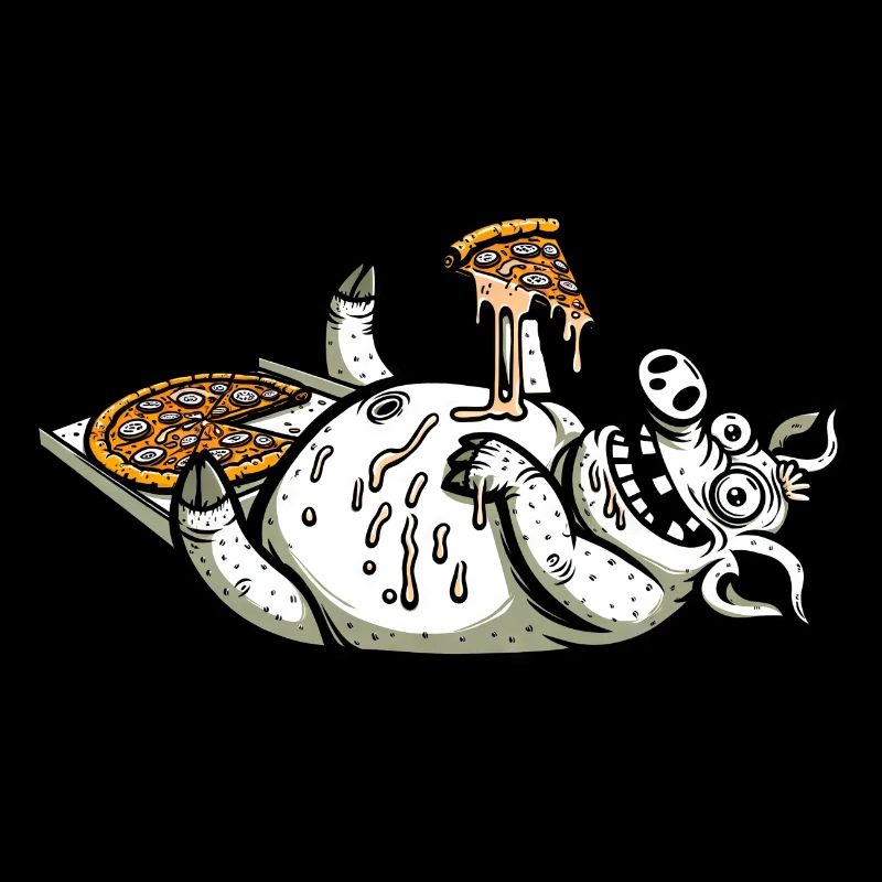 Pig Sow Pizza Pizza Lover Whimsical Funny