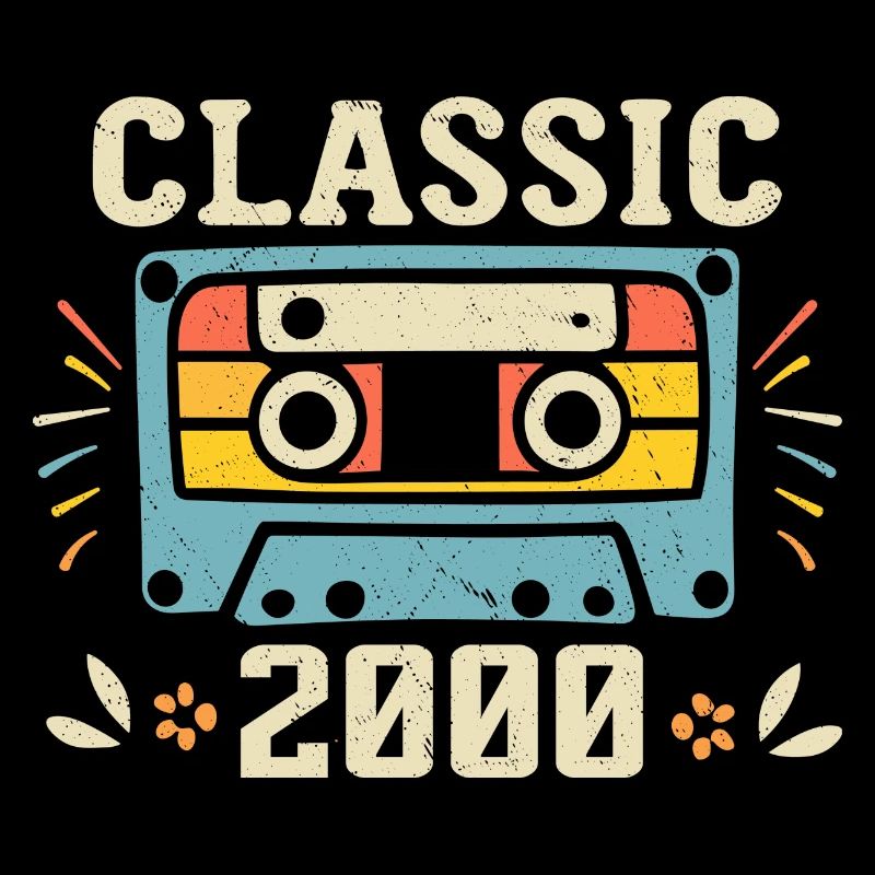 Vintage 2000 Cassette D'anniversaire Rétro 2000