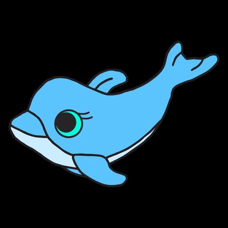 Süßer Delfin