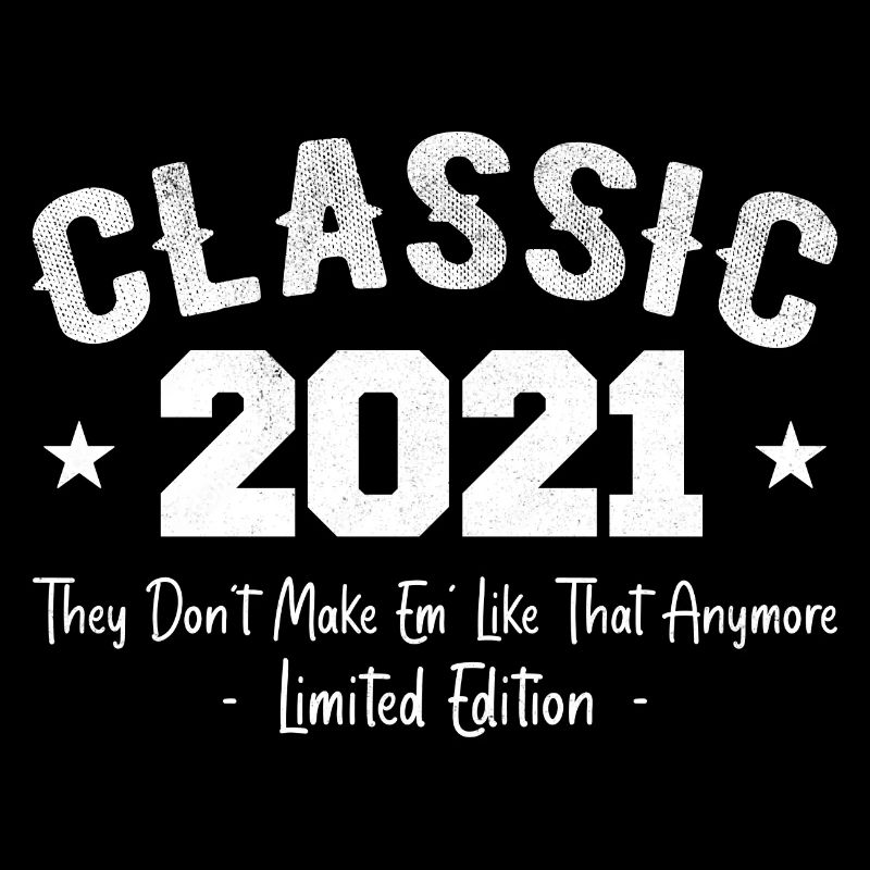 Geboren 2021 Vintage Classic Jubiläumsgeschenk 2021