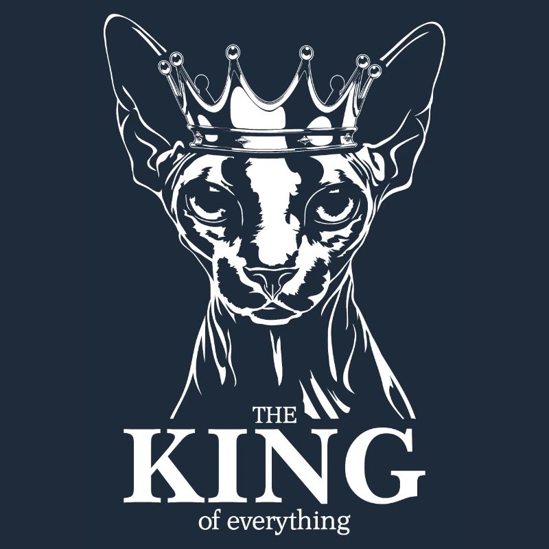 Sphynx Roi de tout Chat Disant Chats Chat Chat