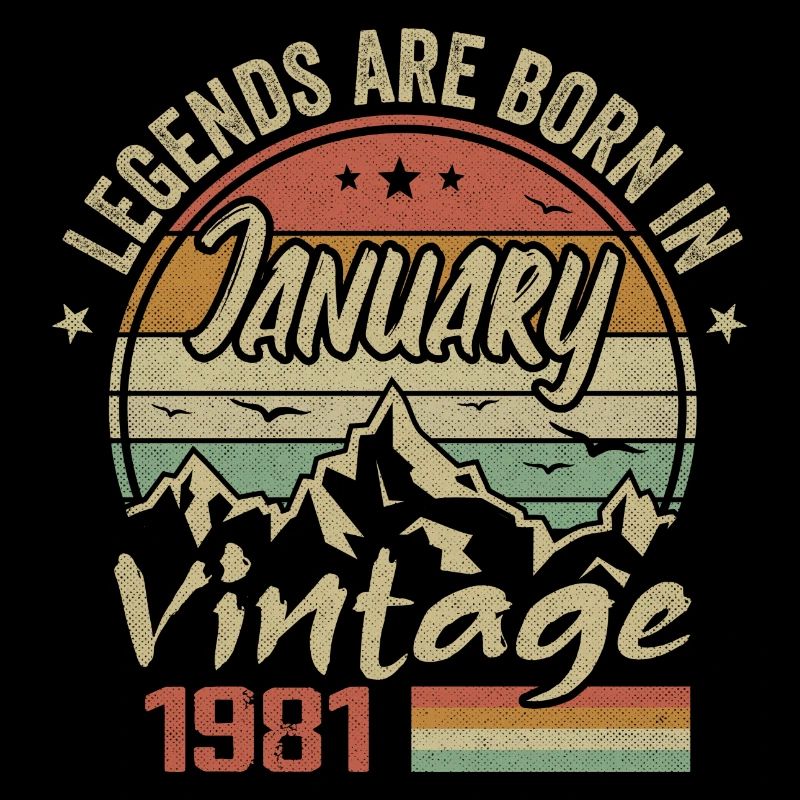 Les Légendes Sont Nées En Janvier 1981 - 1981