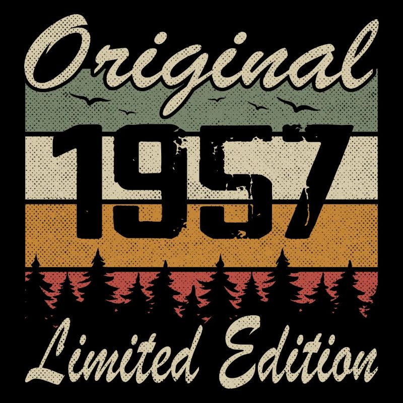 Vintage-Geburtstag Original-Geschenkidee 1957